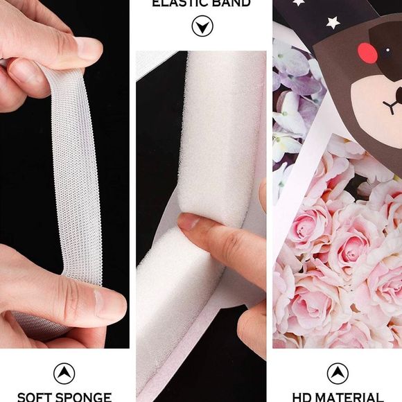 ✨5 For $15✨ Face Covering Clear Visor Elastic Band Reusable Face Shield 6 Pieces - Picture 5 of 9